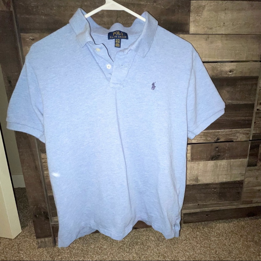 blue collar ralph lauren polo short sleeve